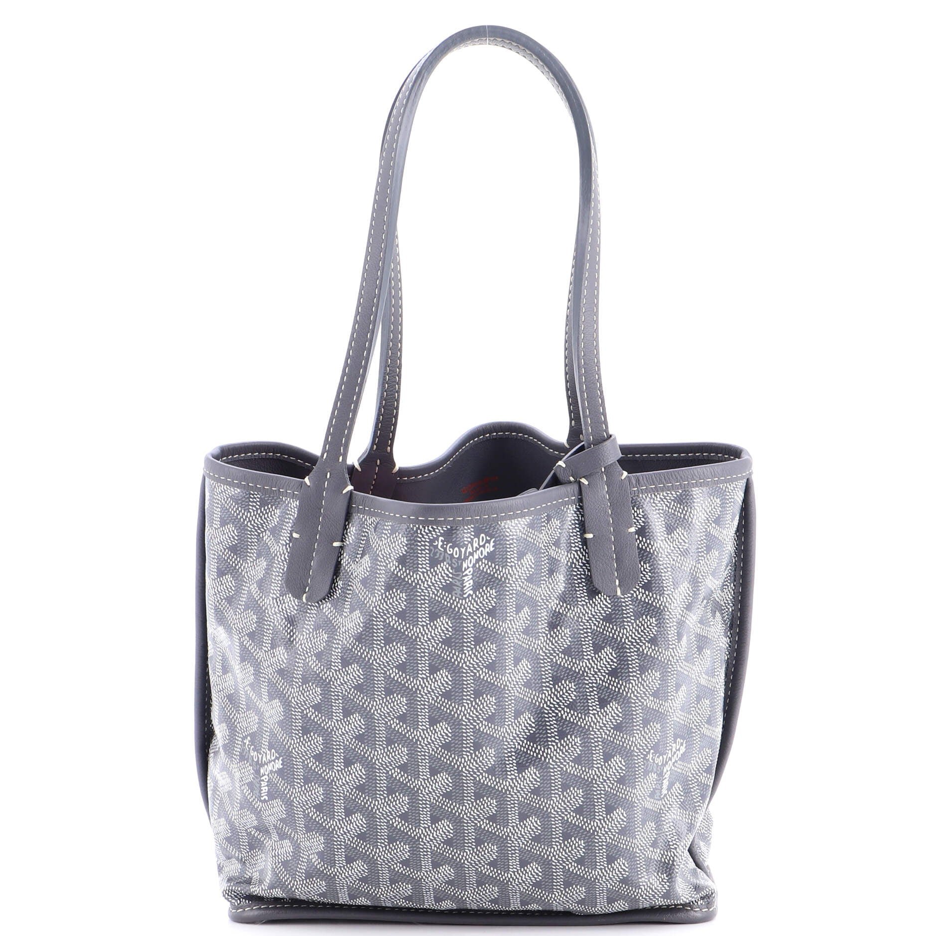 Goyard Anjou Reversible Tote Coated Canvas Mini