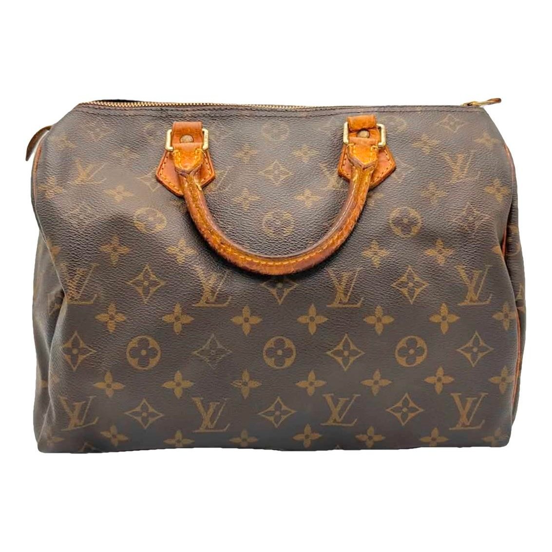 Speedy leather handbag