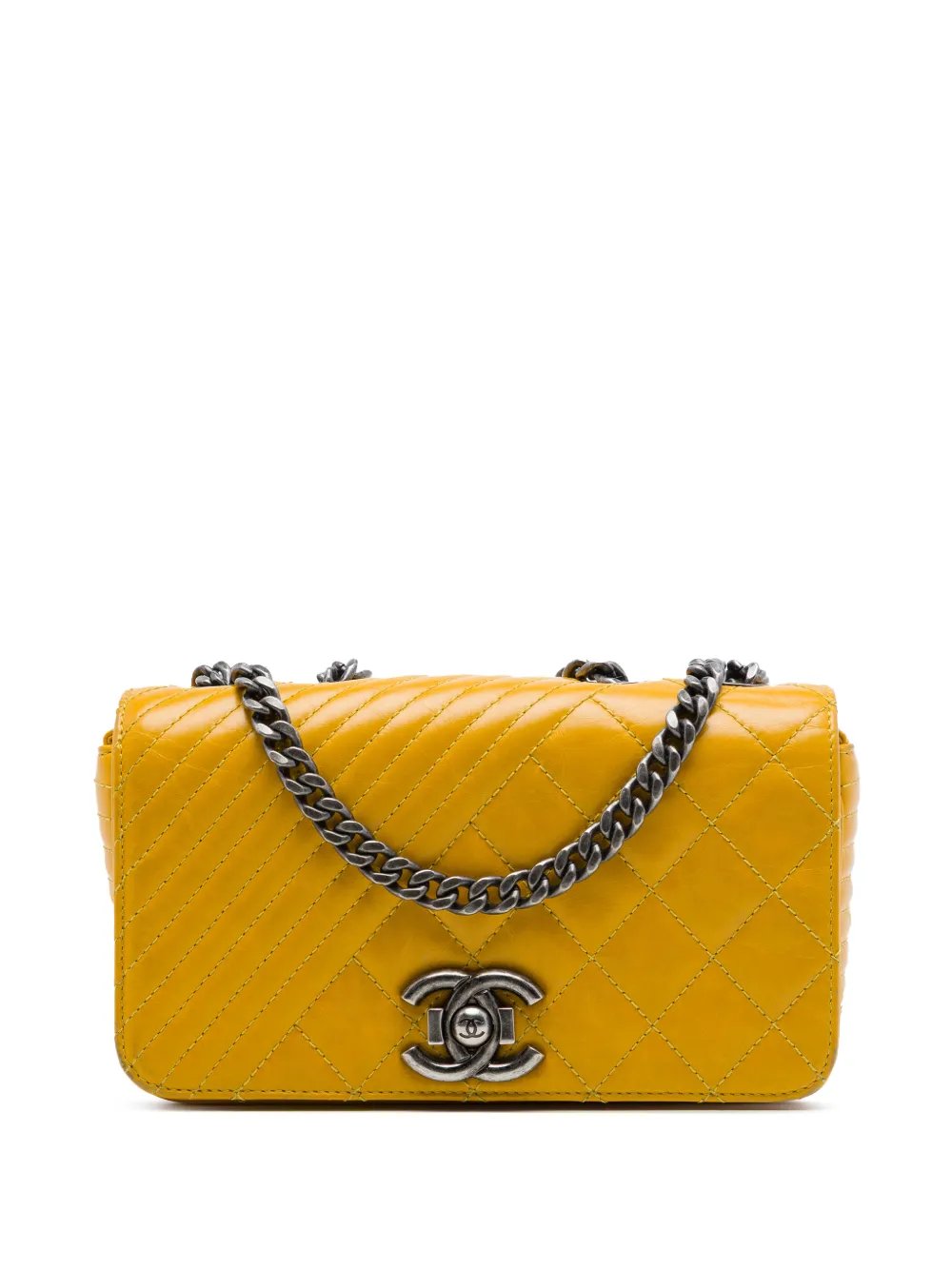 2014-2015 Small Glazed Calfskin Coco Boy Flap shoulder bag