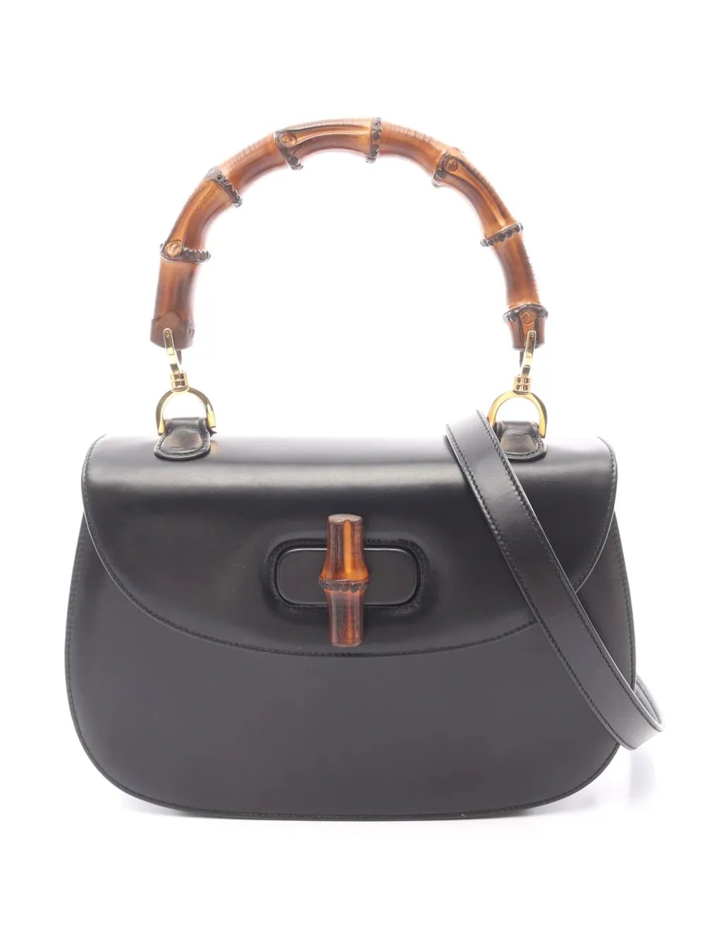 20th Century Calfskin Bamboo Night satchel