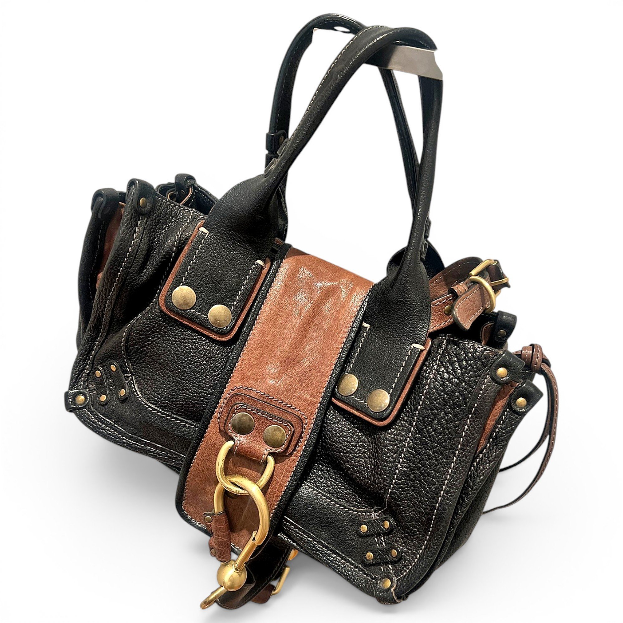 Leather handbag