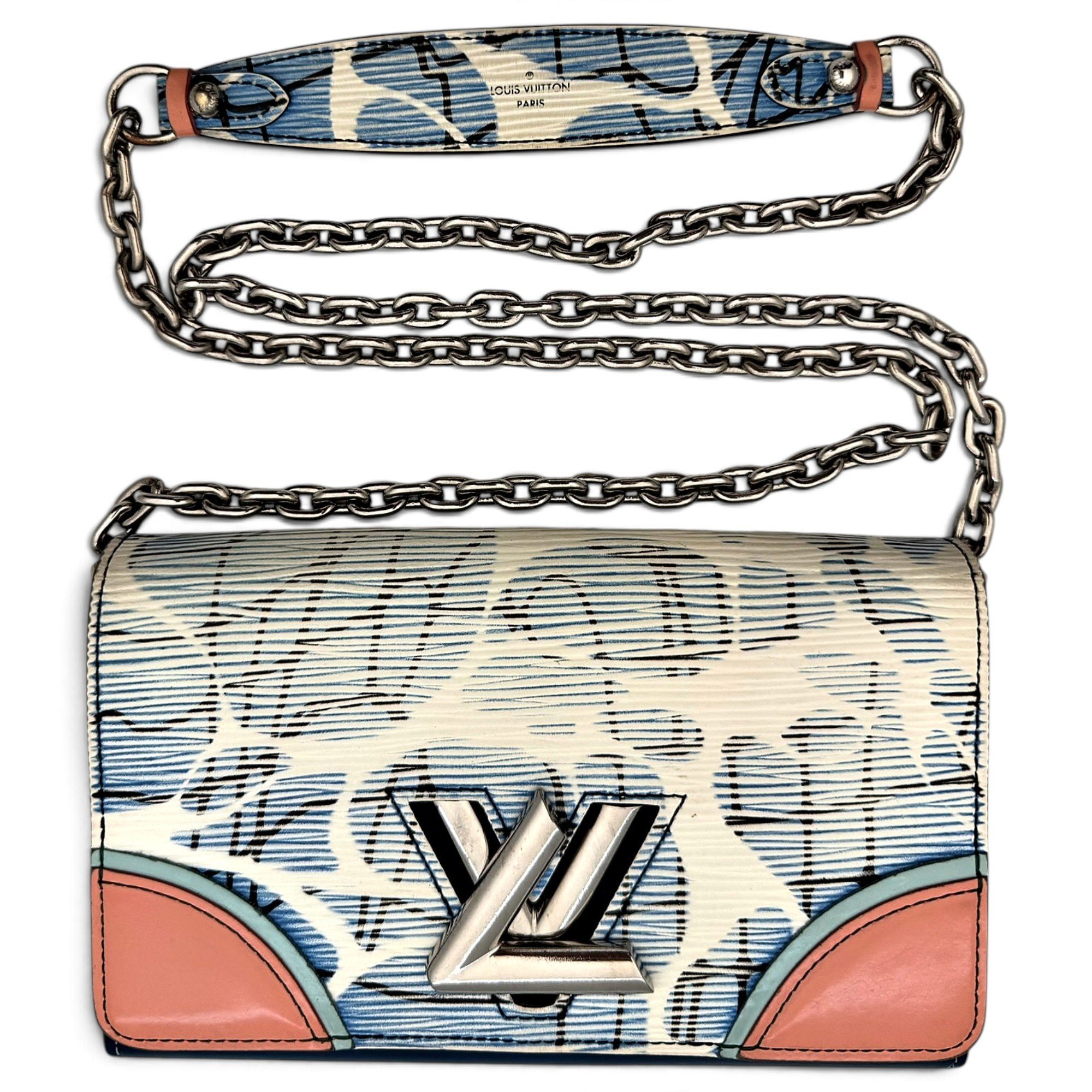 Twist leather crossbody bag