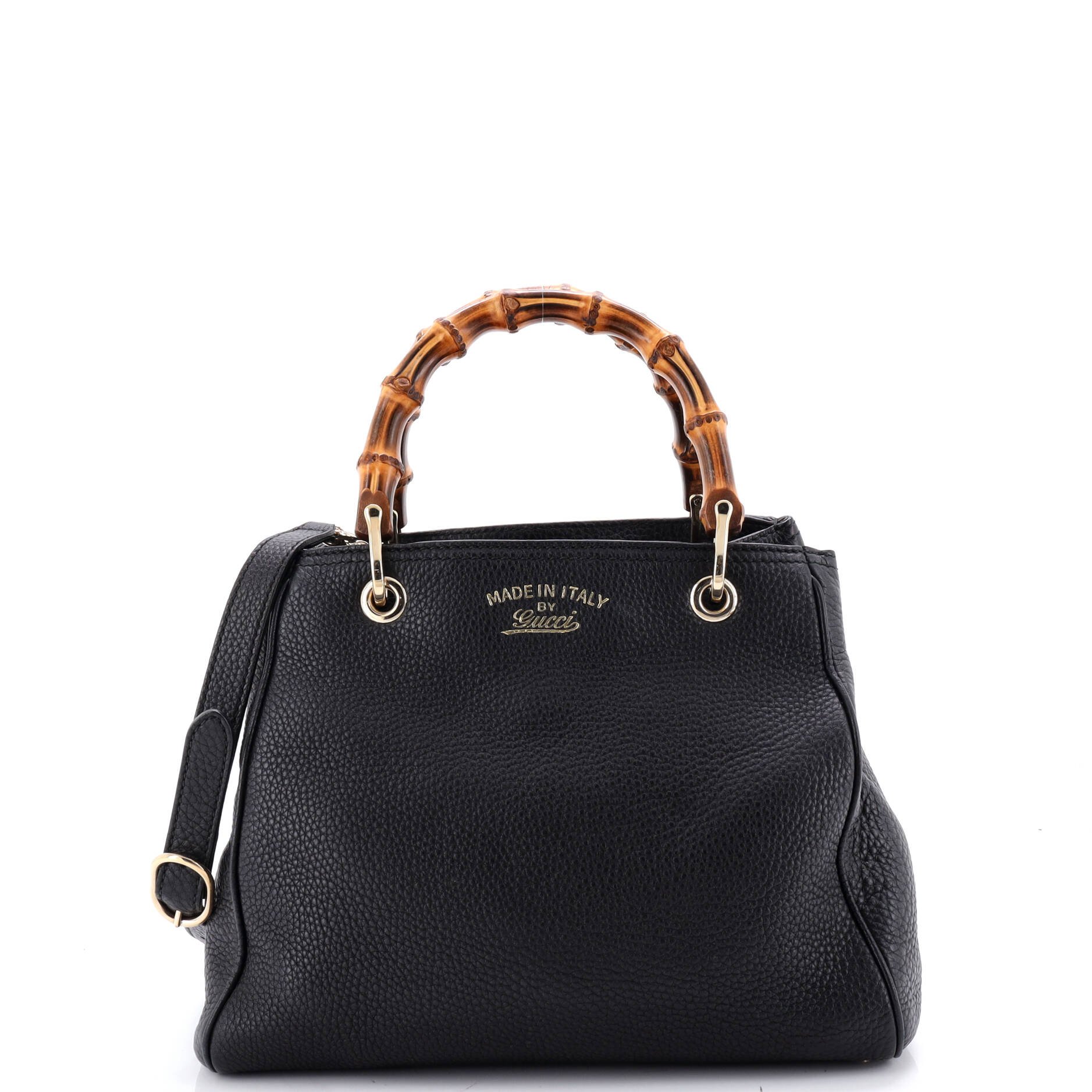 Gucci Bamboo Shopper Tote Leather Small