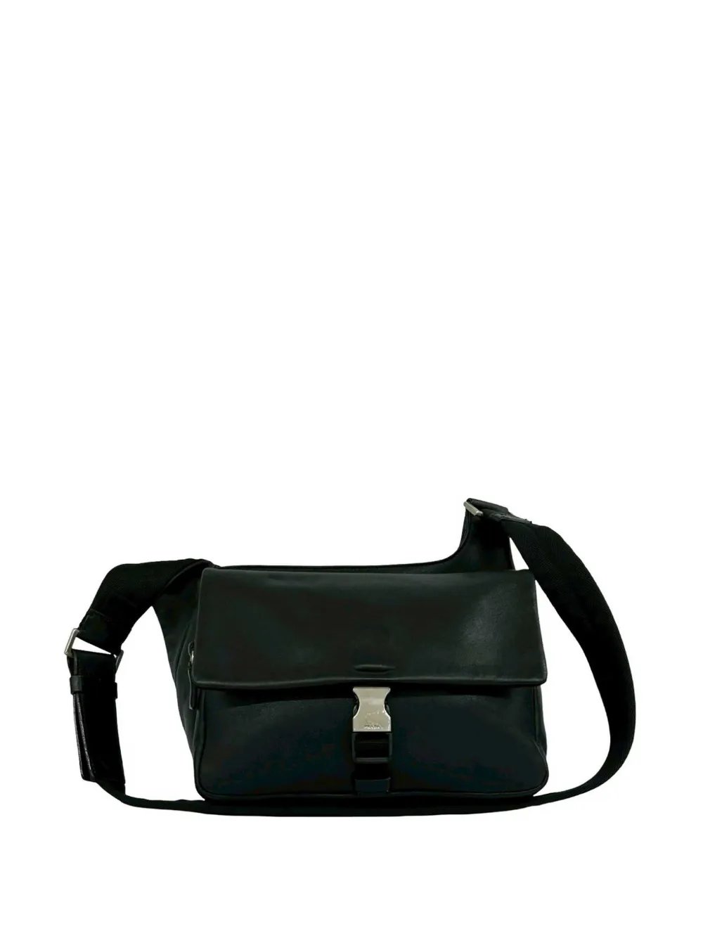 2010-2026 Leather Buckle Messenger Bag crossbody bag