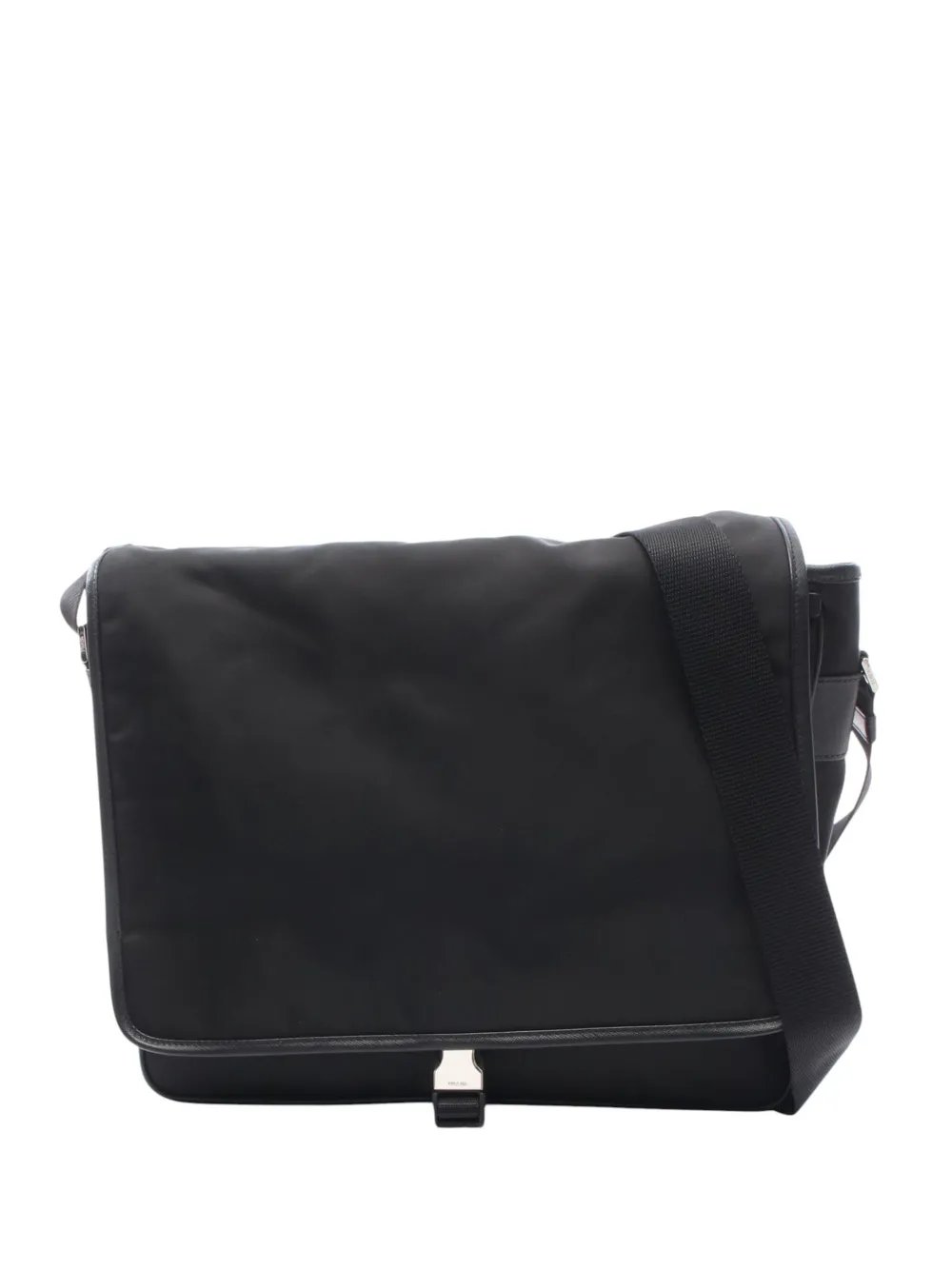 2013-2026 Saffiano Trimmed Tessuto Buckle Messenger Bag crossbody bag