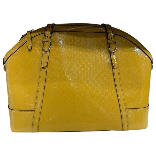 Dôme leather handbag