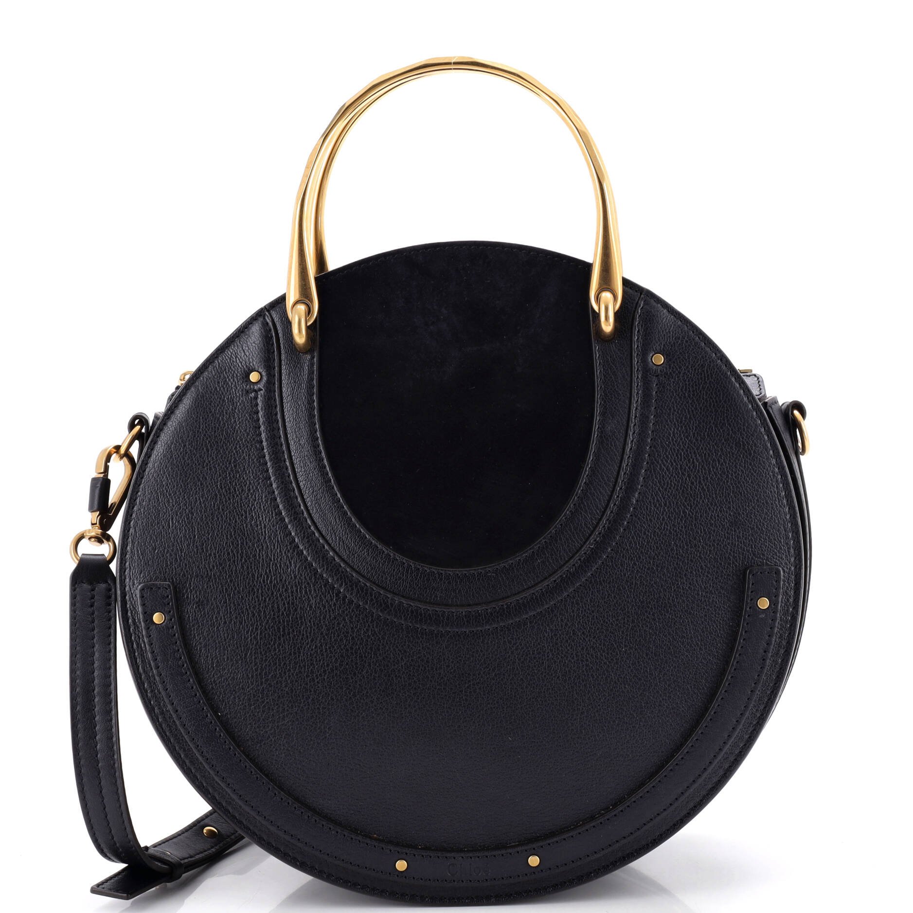 Pixie Crossbody Bag Leather and Suede Medium