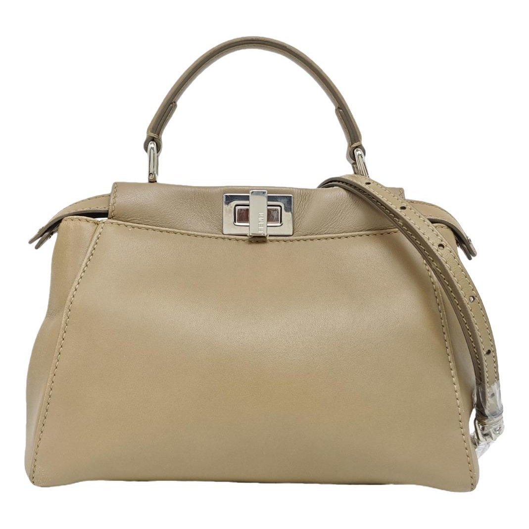 Peekaboo leather handbag