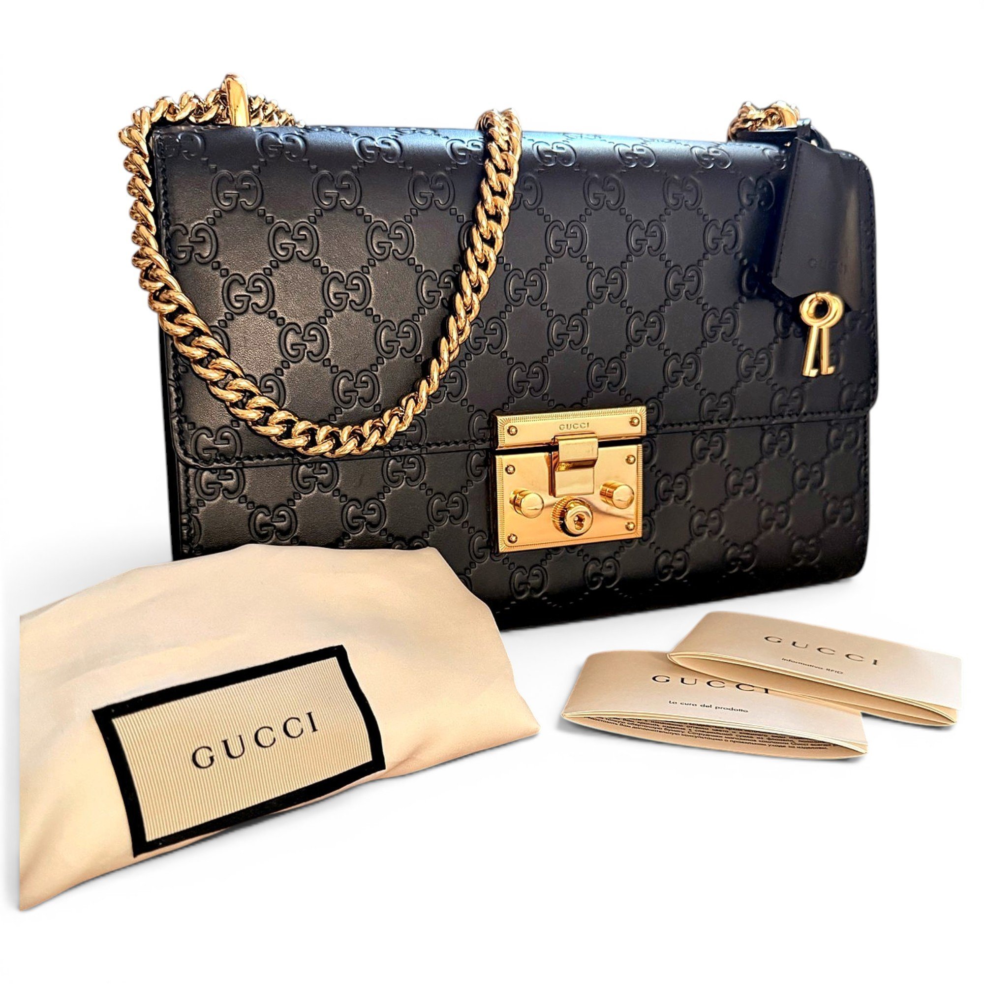 Gucci Padlock leather handbag
