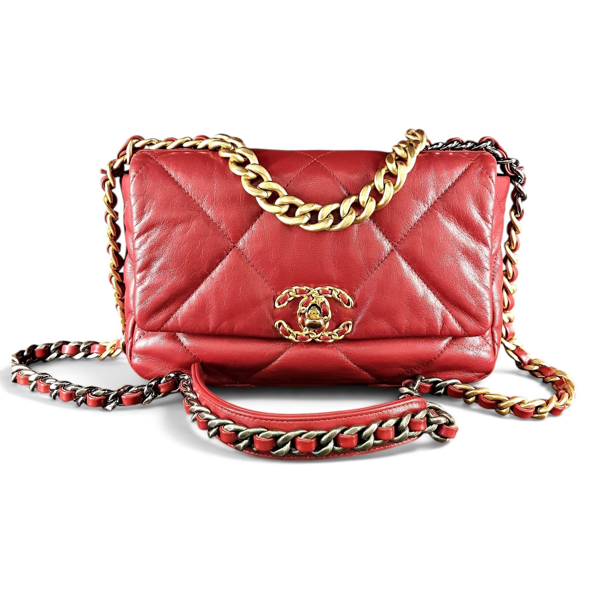 Chanel 19 leather handbag