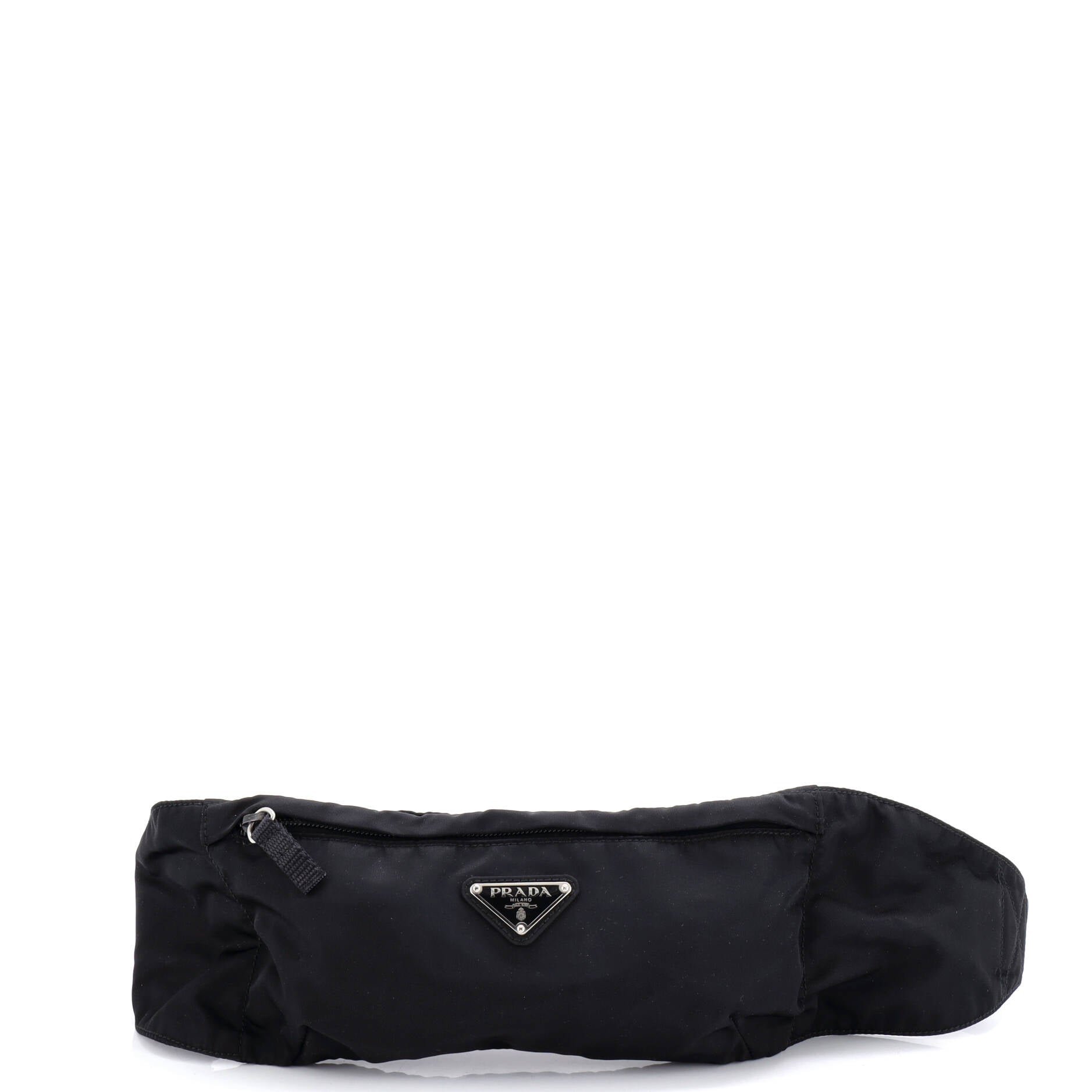 Prada Zip Waist Bag Tessuto Medium