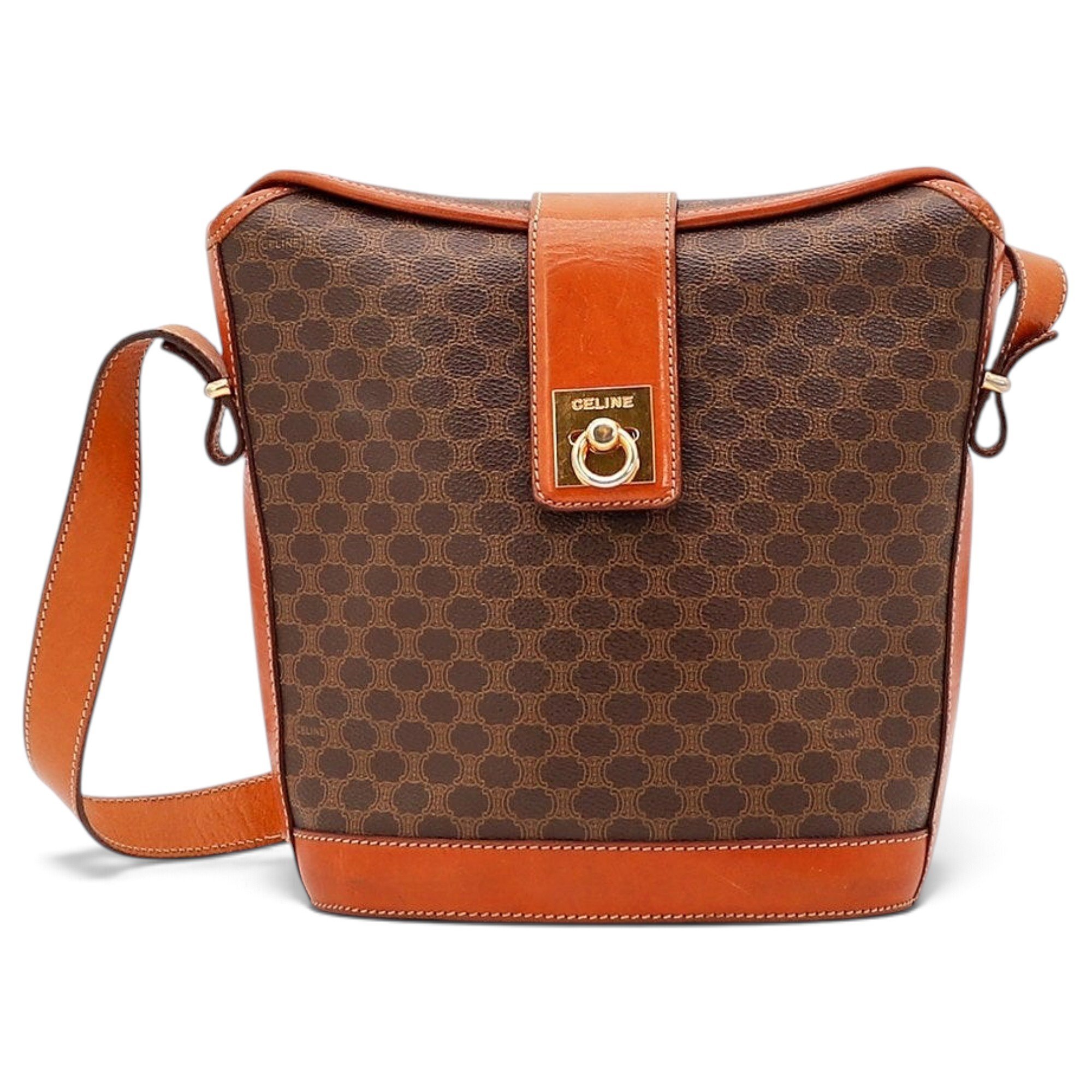 Triomphe leather handbag