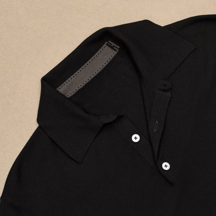 Noir "Detail H" Polo Shirt