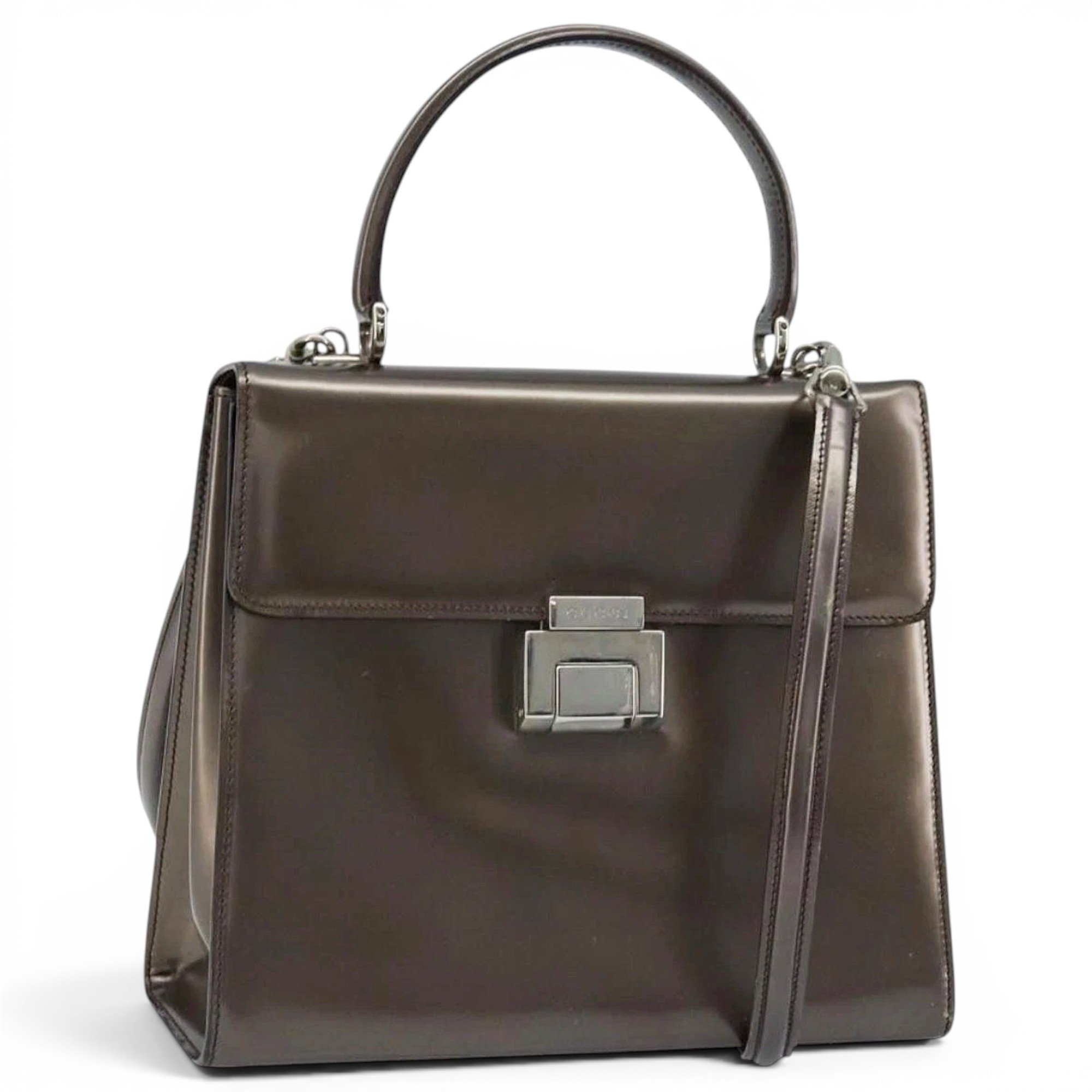 Leather handbag
