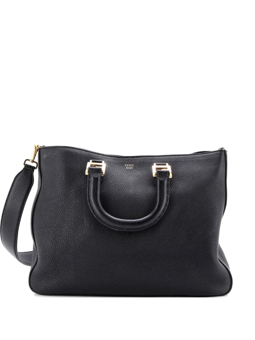 Selleria FF Handle Tote Leather Medium satchel