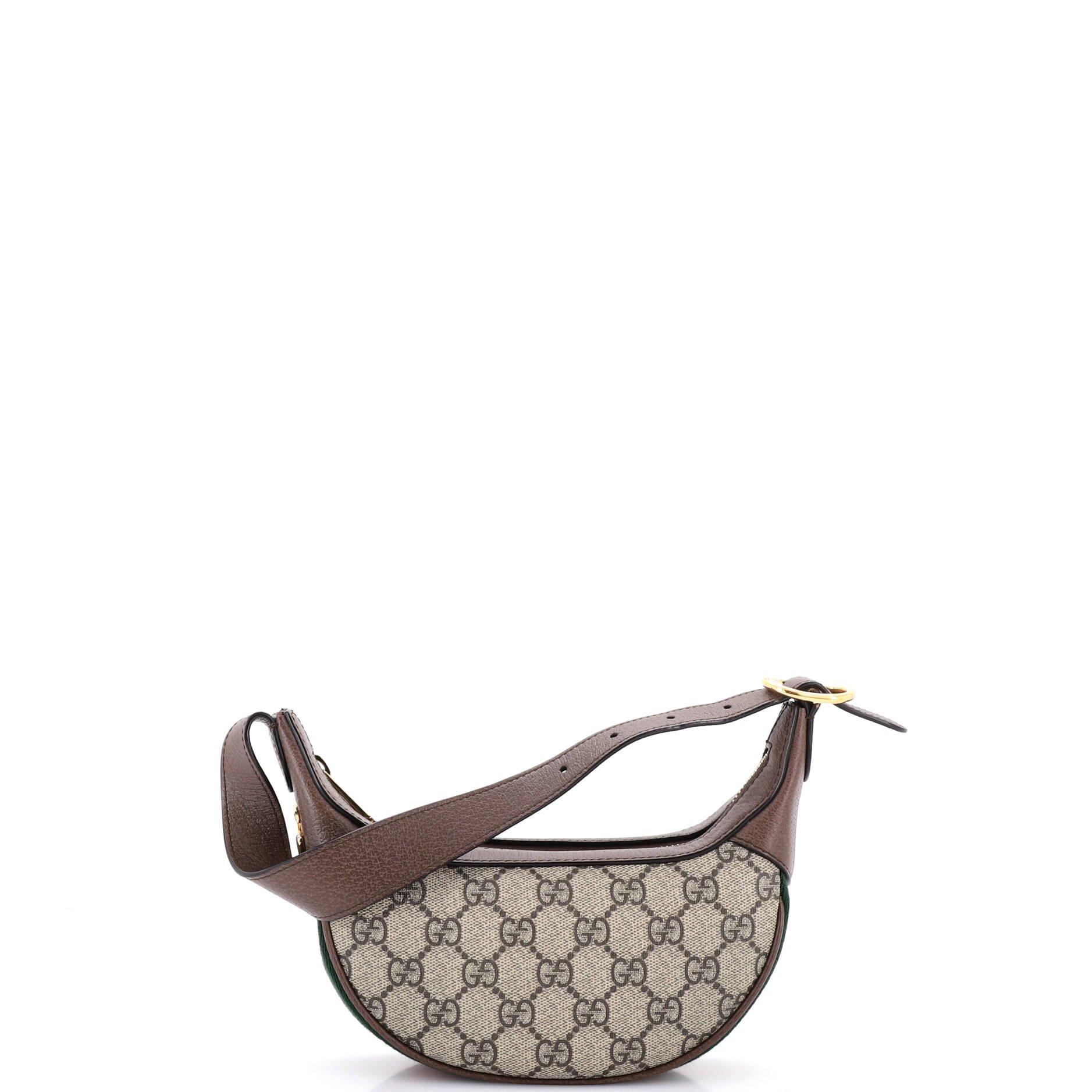 Ophidia Half Moon Bag GG Coated Canvas Mini