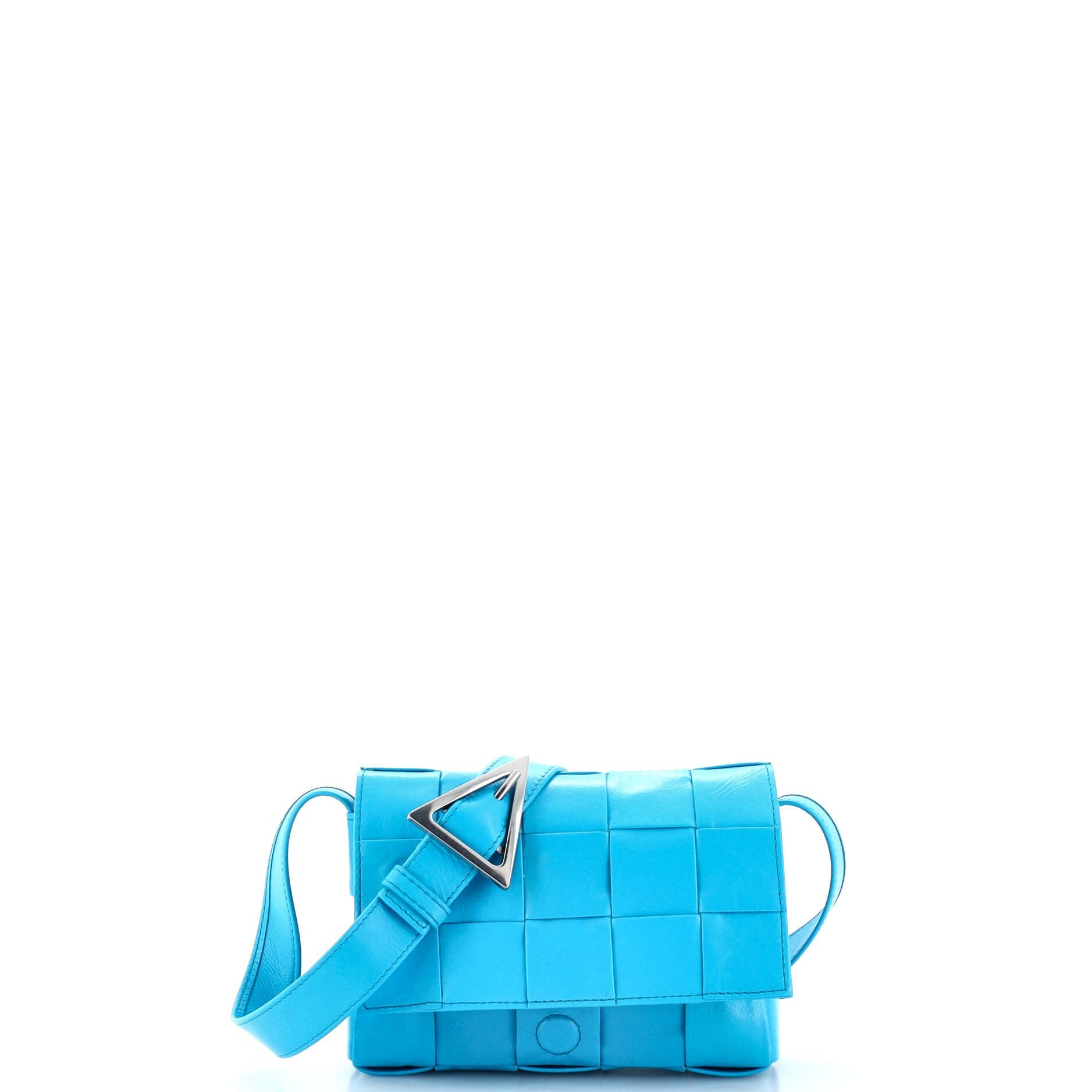 Bottega Veneta Cassette Crossbody Bag Maxi Intrecciato Leather Small