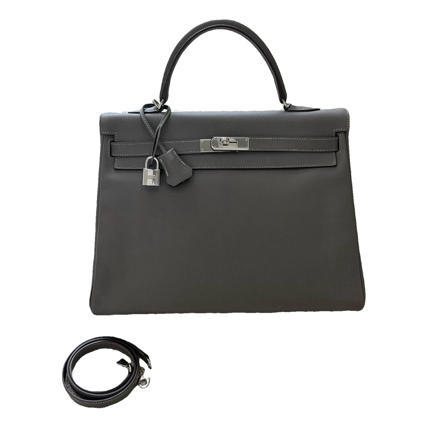 Kelly 35 leather handbag