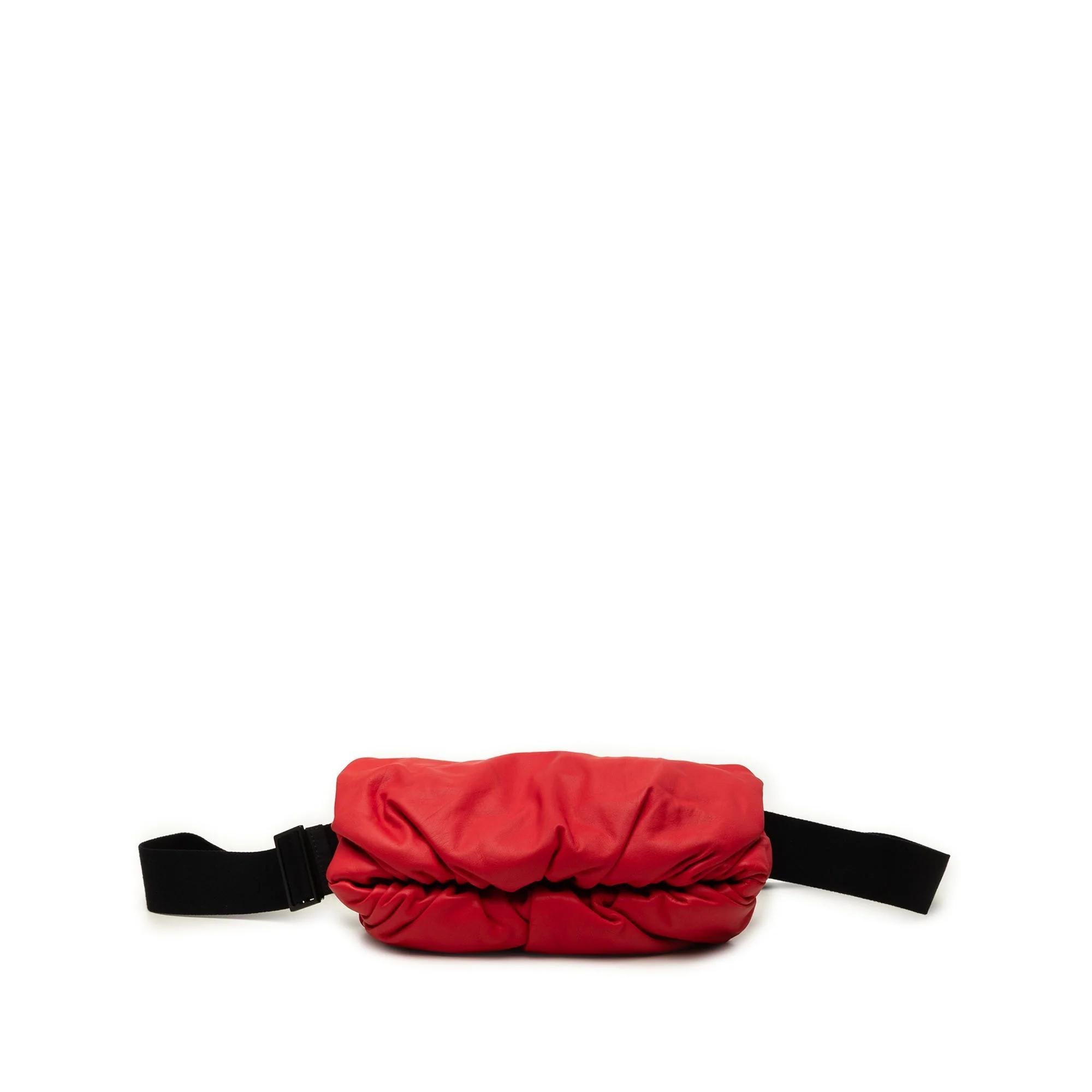 Pouch leather handbag