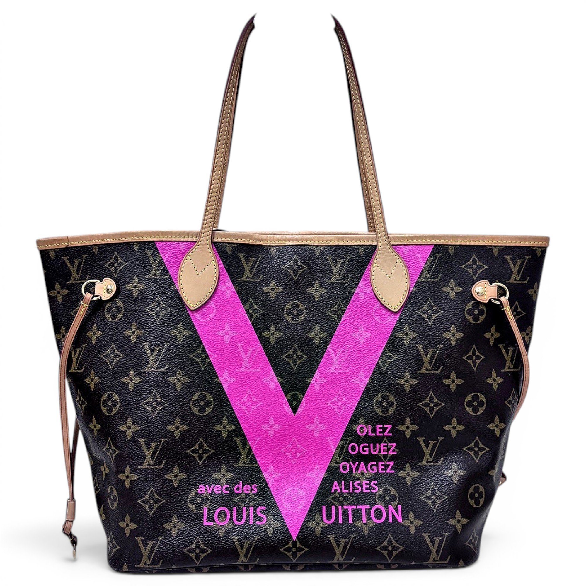 Neverfull leather handbag