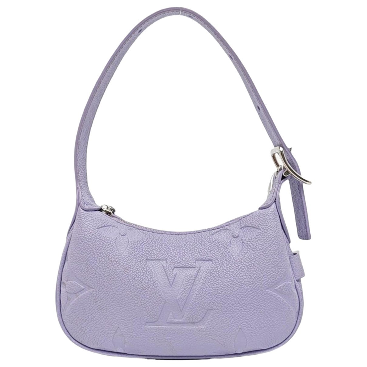 Moon pochette leather handbag