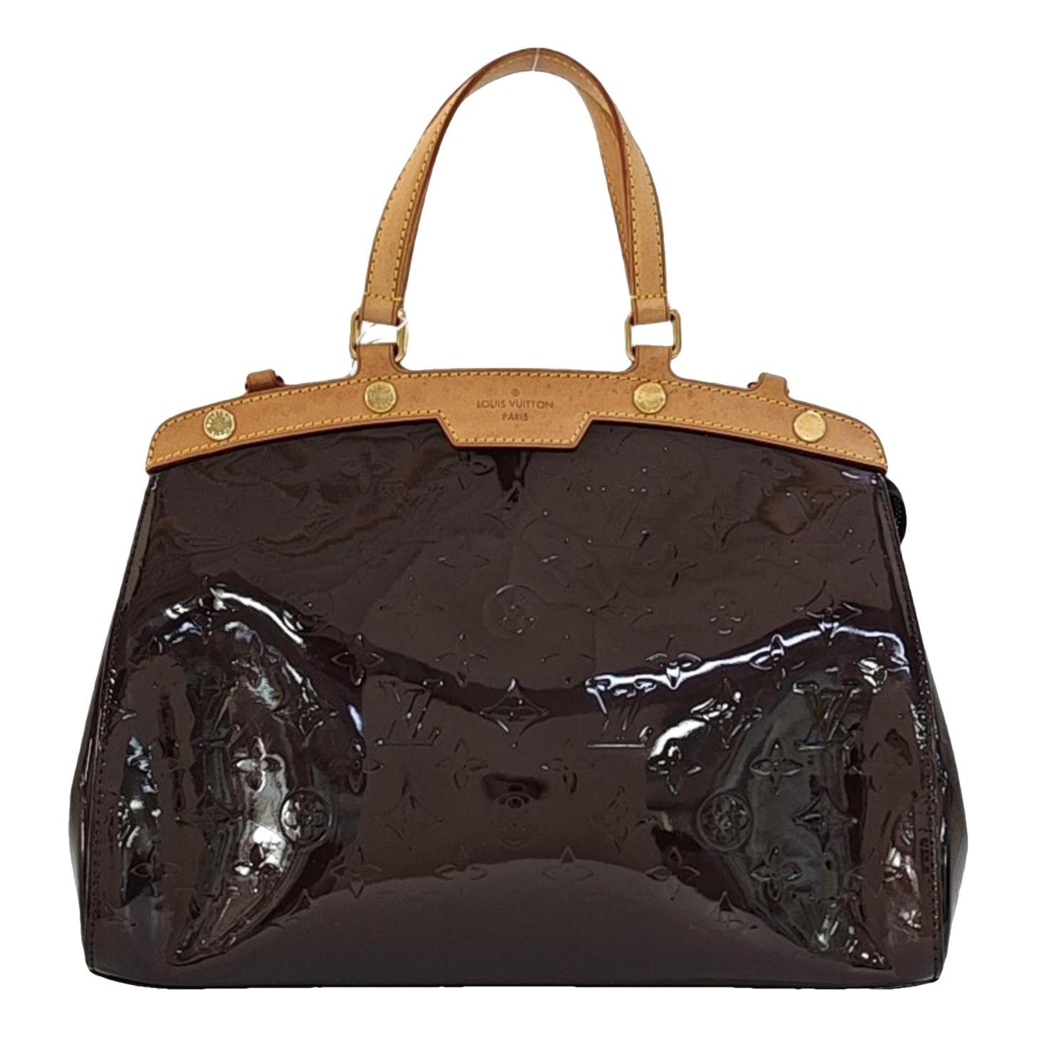 Patent leather handbag