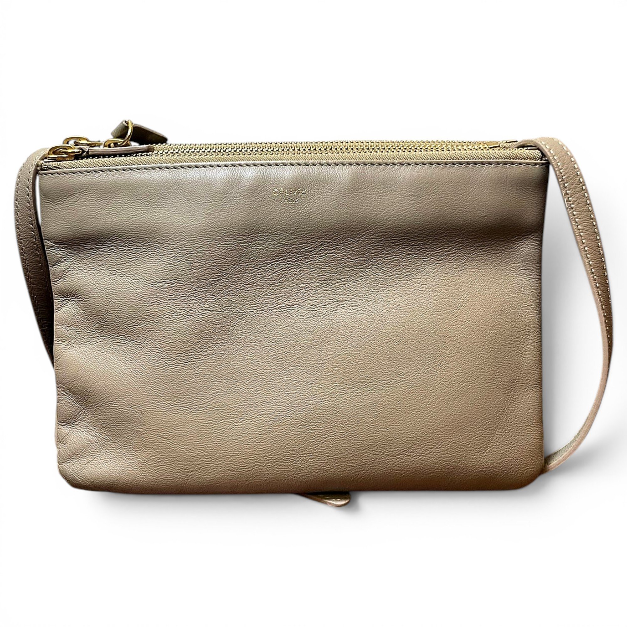 Trio leather crossbody bag