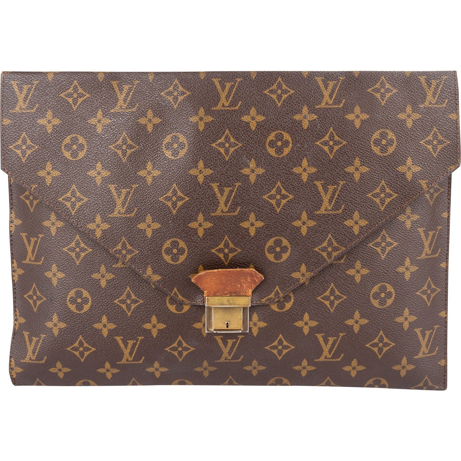 Porte Documents Voyage leather handbag