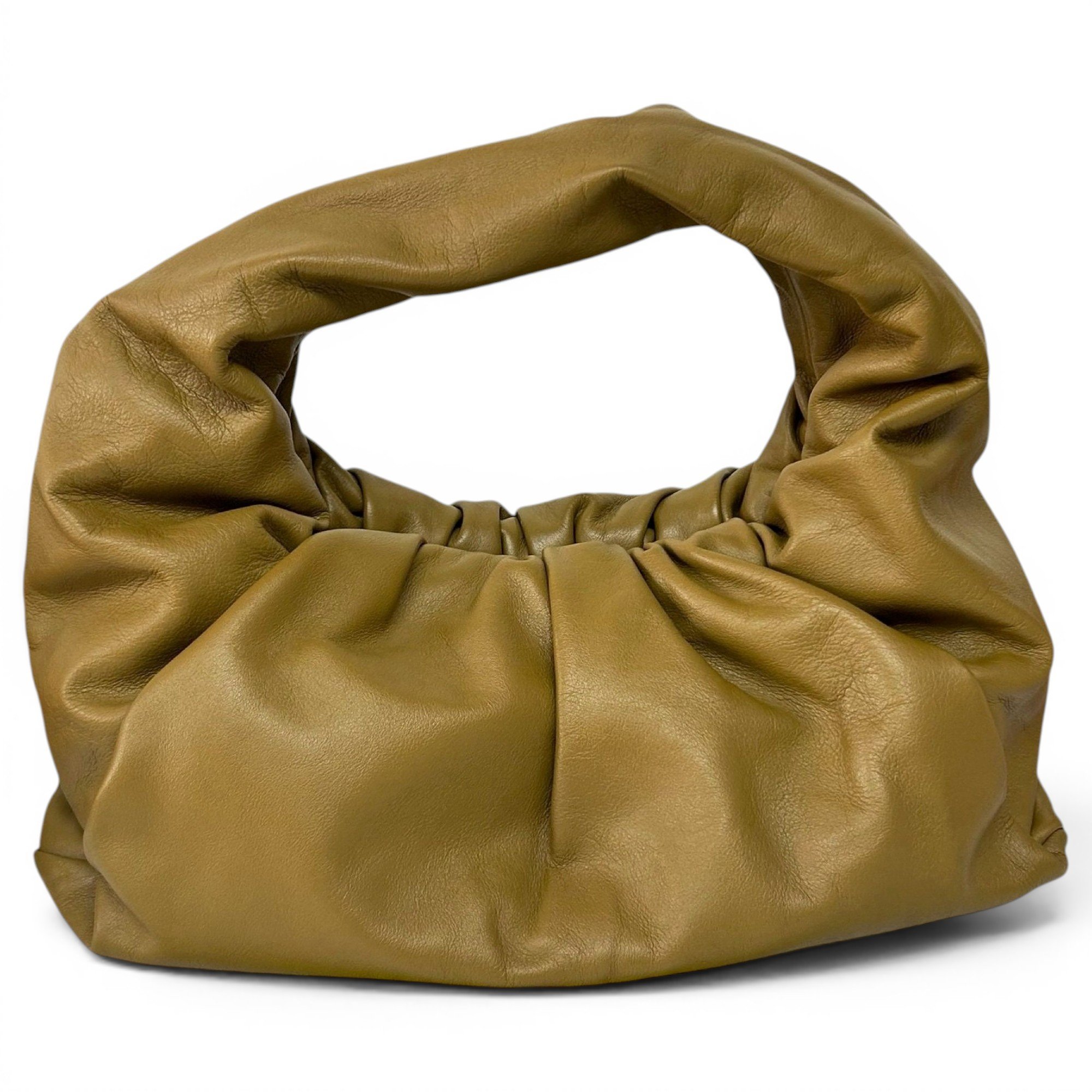 Pouch leather handbag