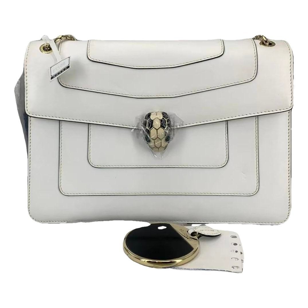 Serpenti leather handbag