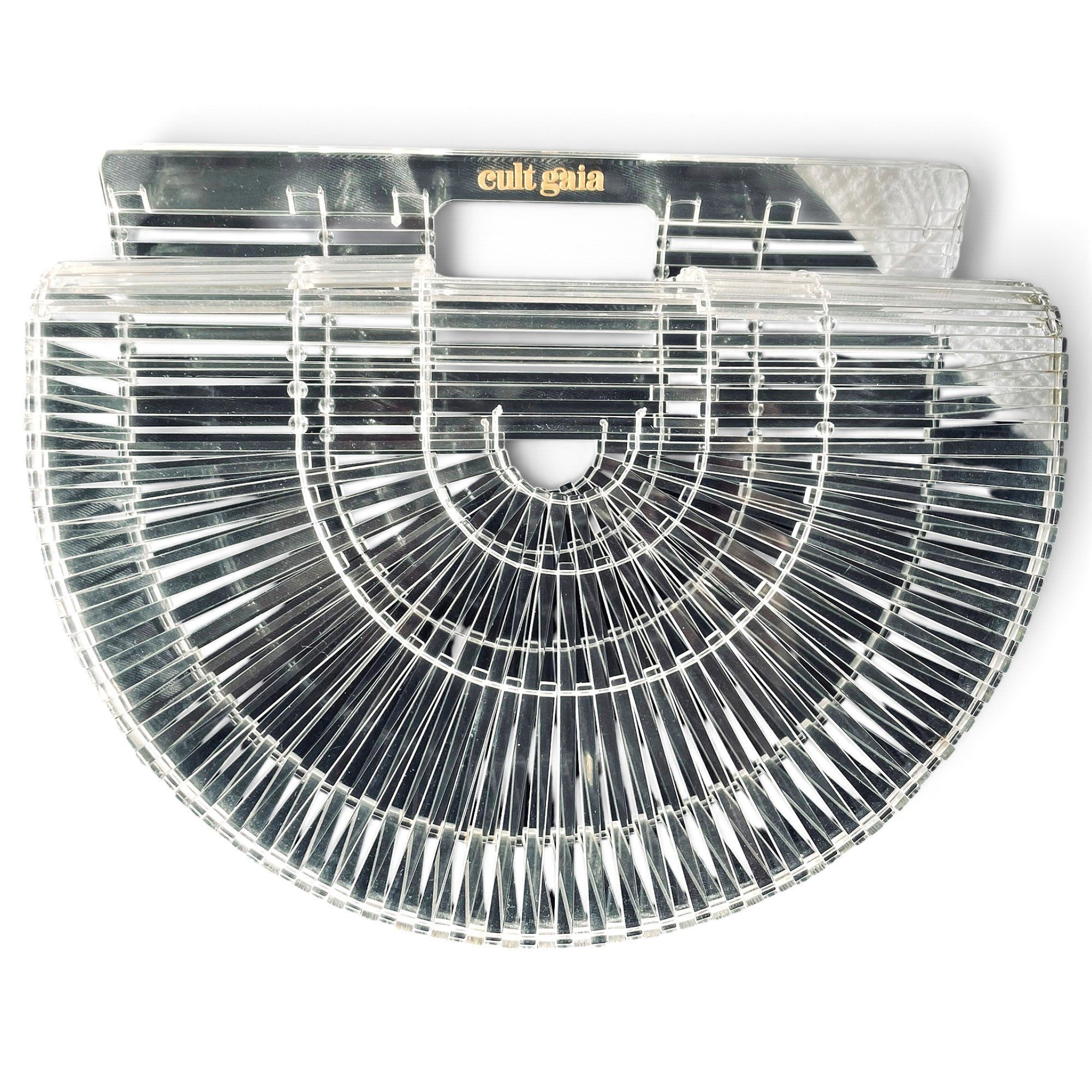 Cult Gaia Acrylic Ark clutch bag