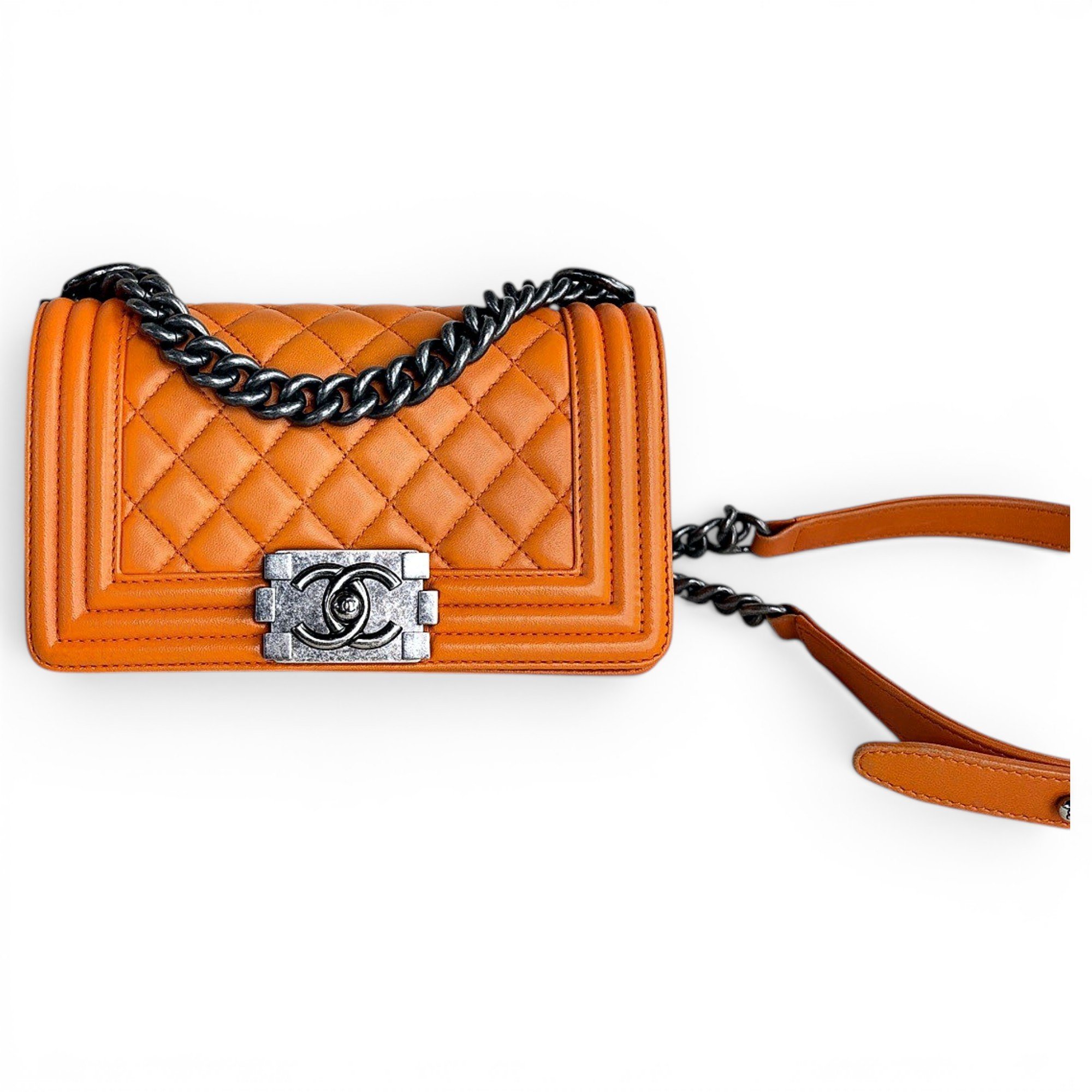 Boy leather crossbody bag