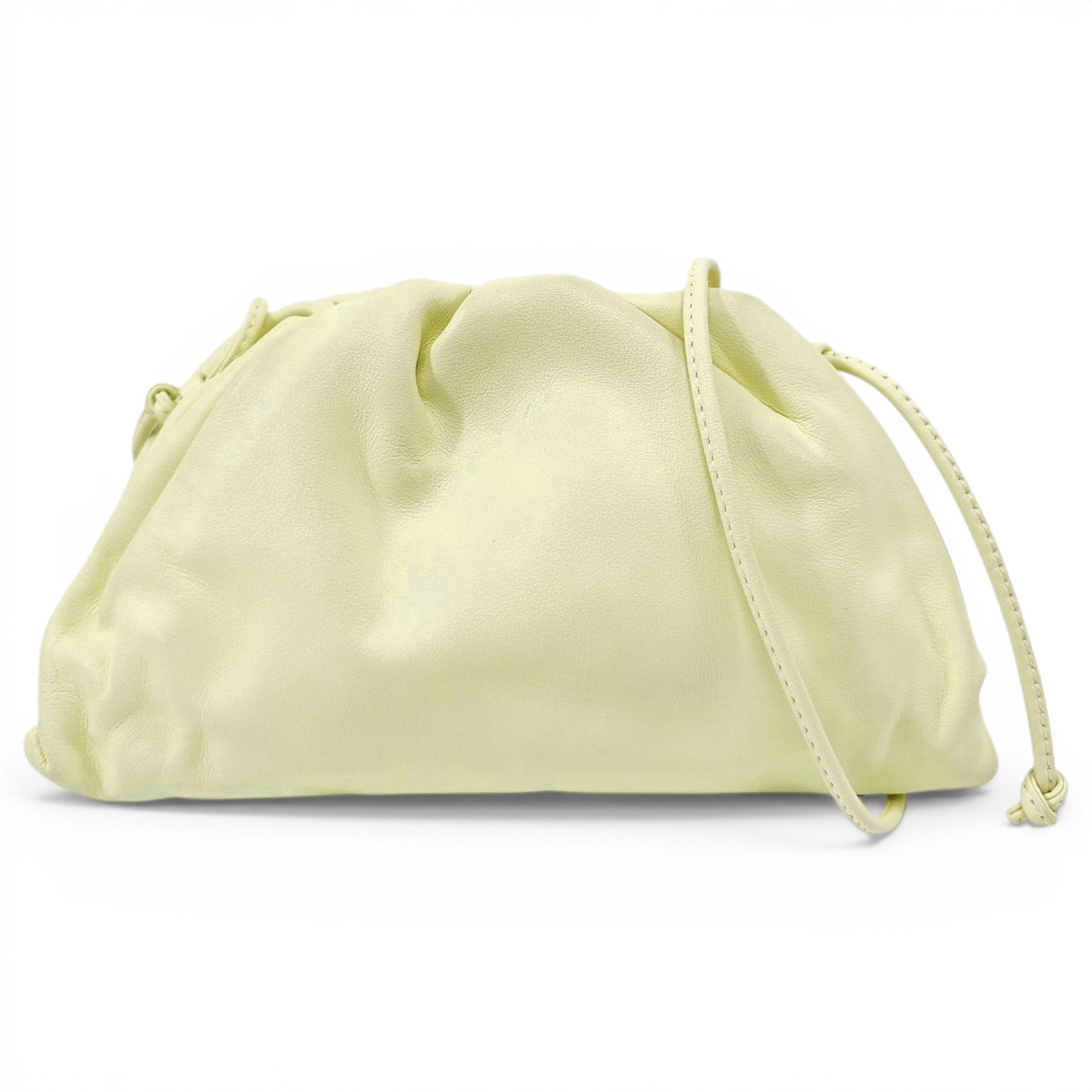 Pouch leather crossbody bag