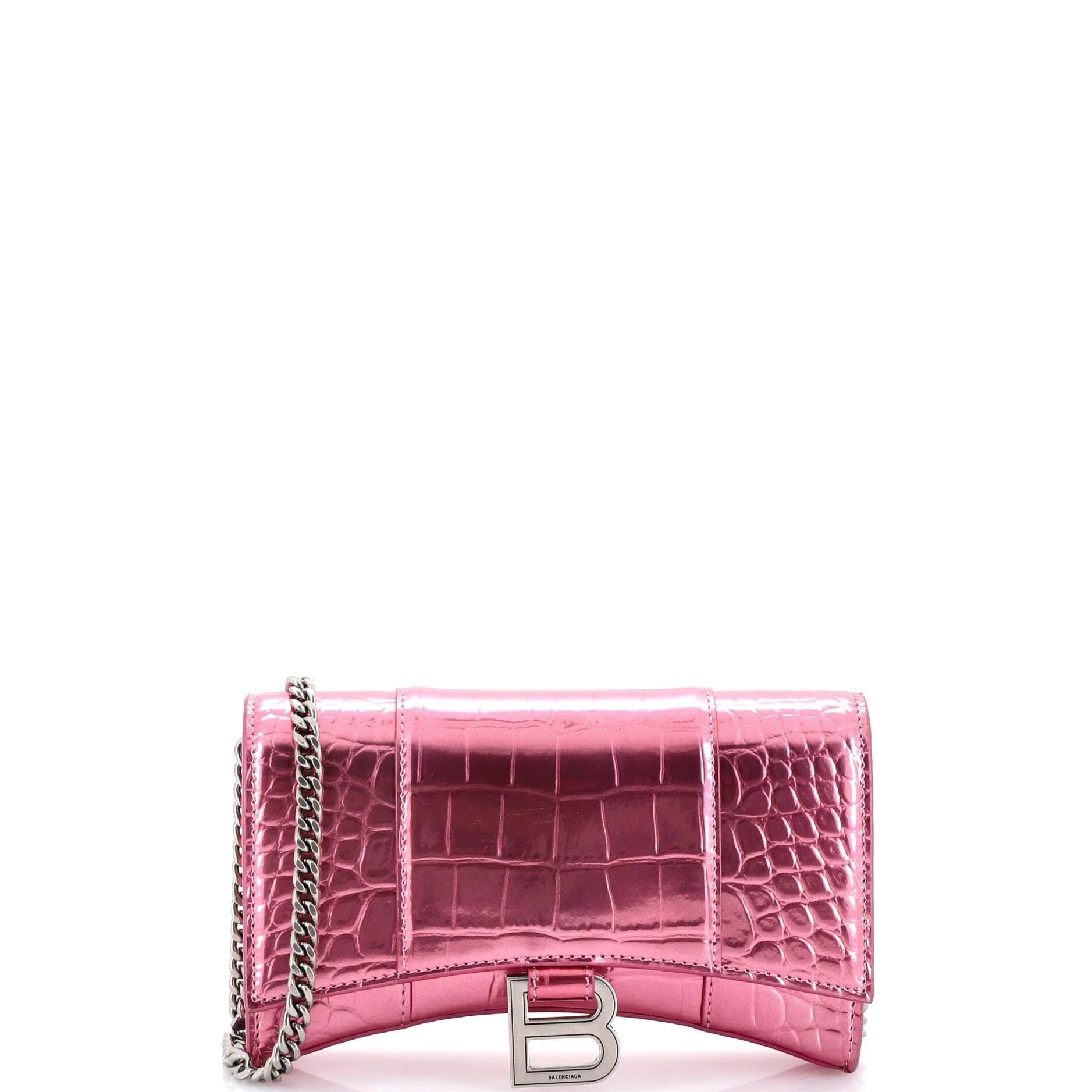 Leather clutch bag