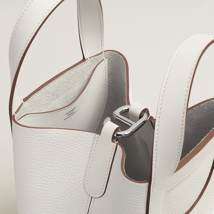 New White Hermès In-the-loop 18 Bag