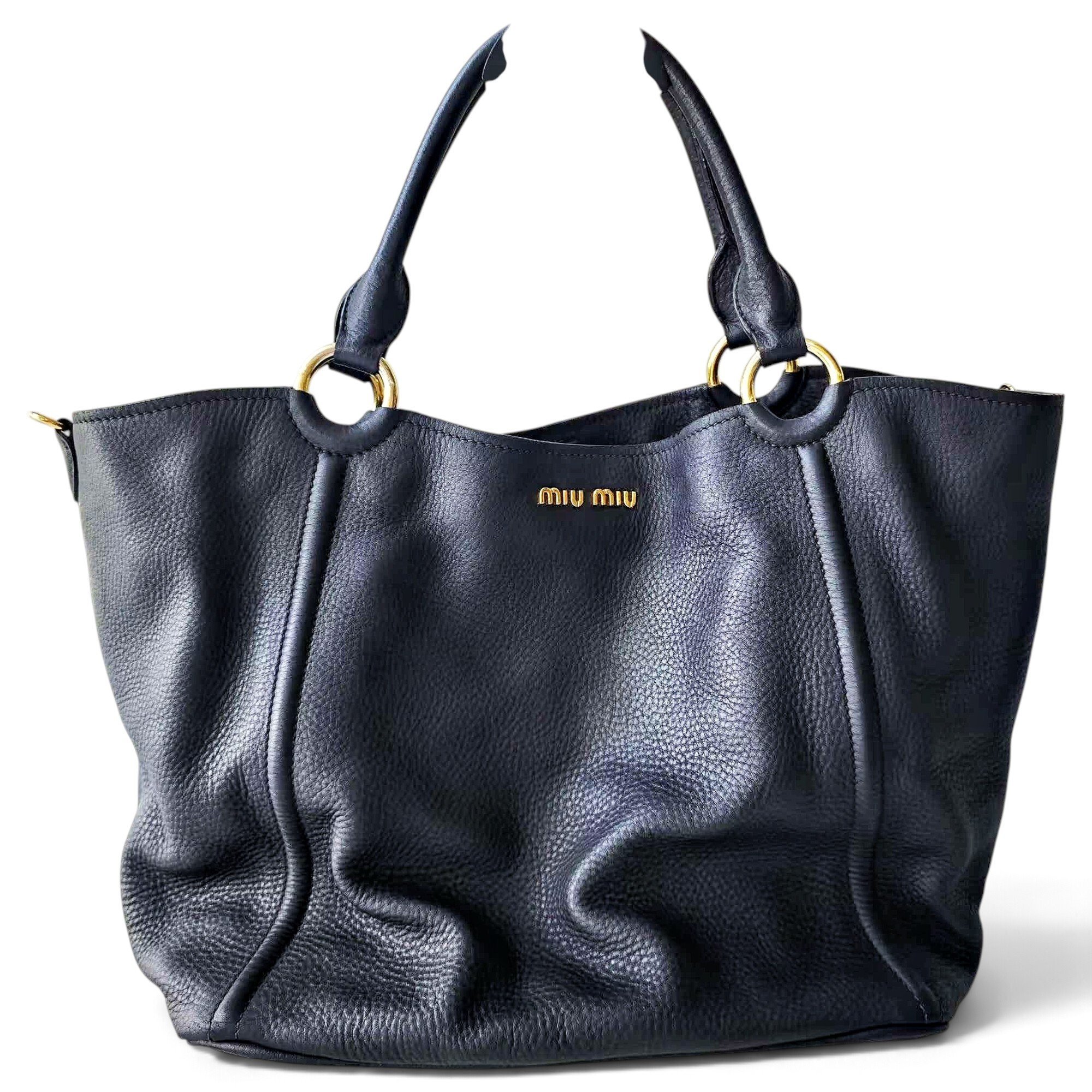 Leather handbag