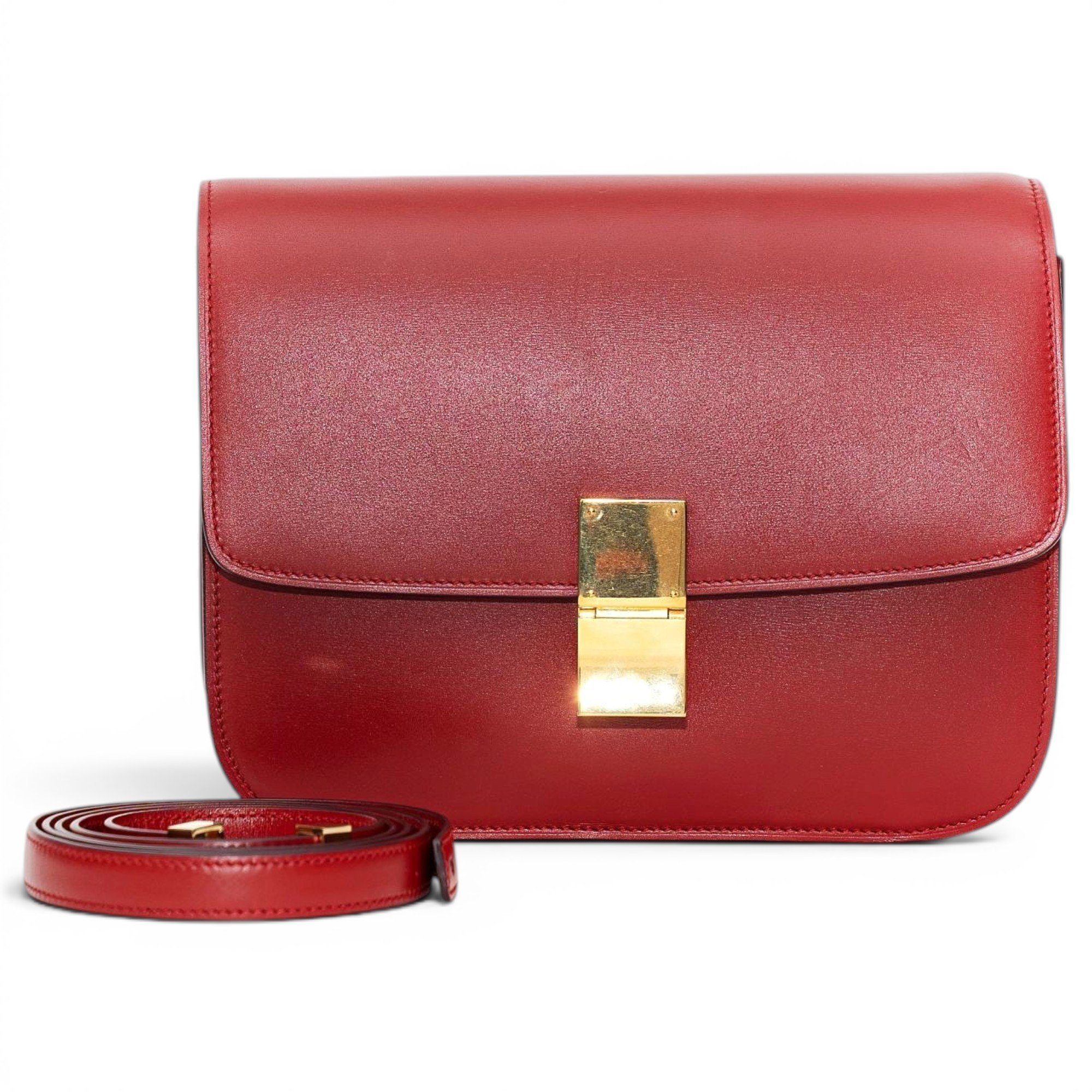 Classic leather handbag