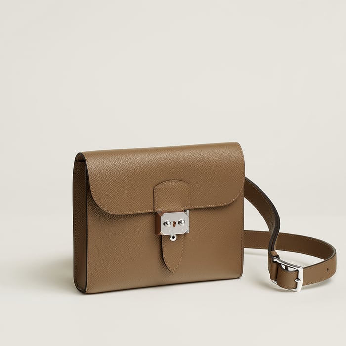 栗紅色 Sac a Depeches 21肩背包