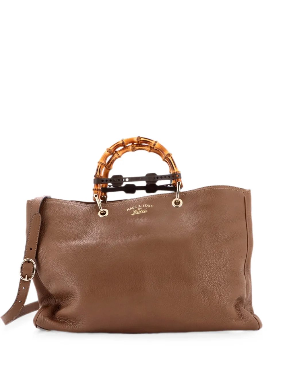 Bamboo Shopper Leather Large tote bag