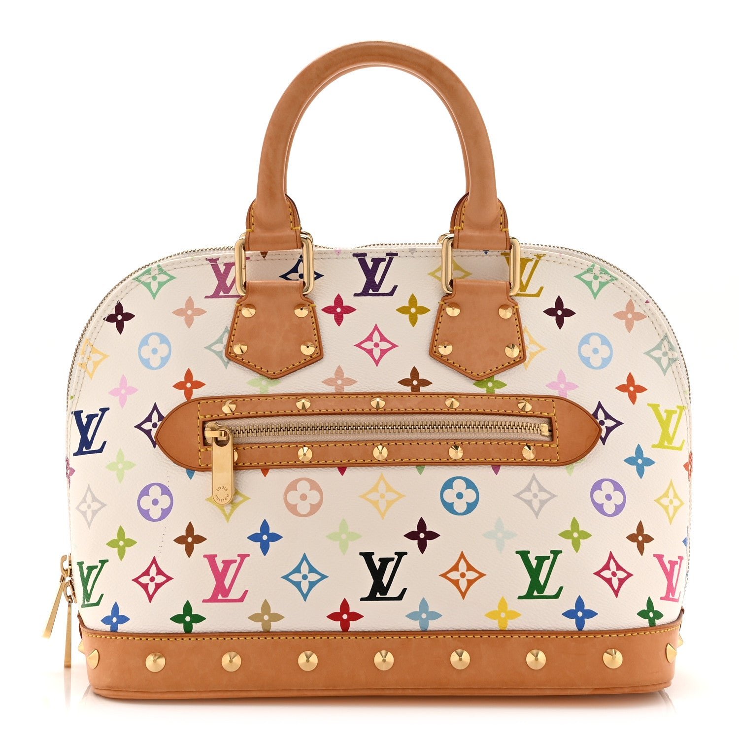 Louis Vuitton Monogram Multicolor Alma PM White
