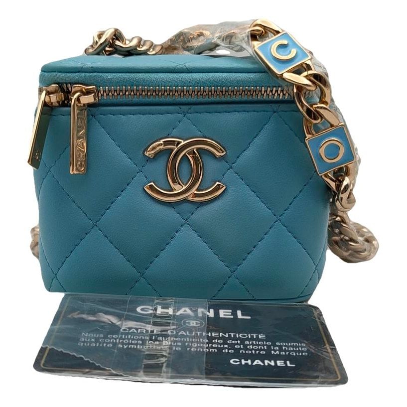 Trendy CC Vanity leather handbag