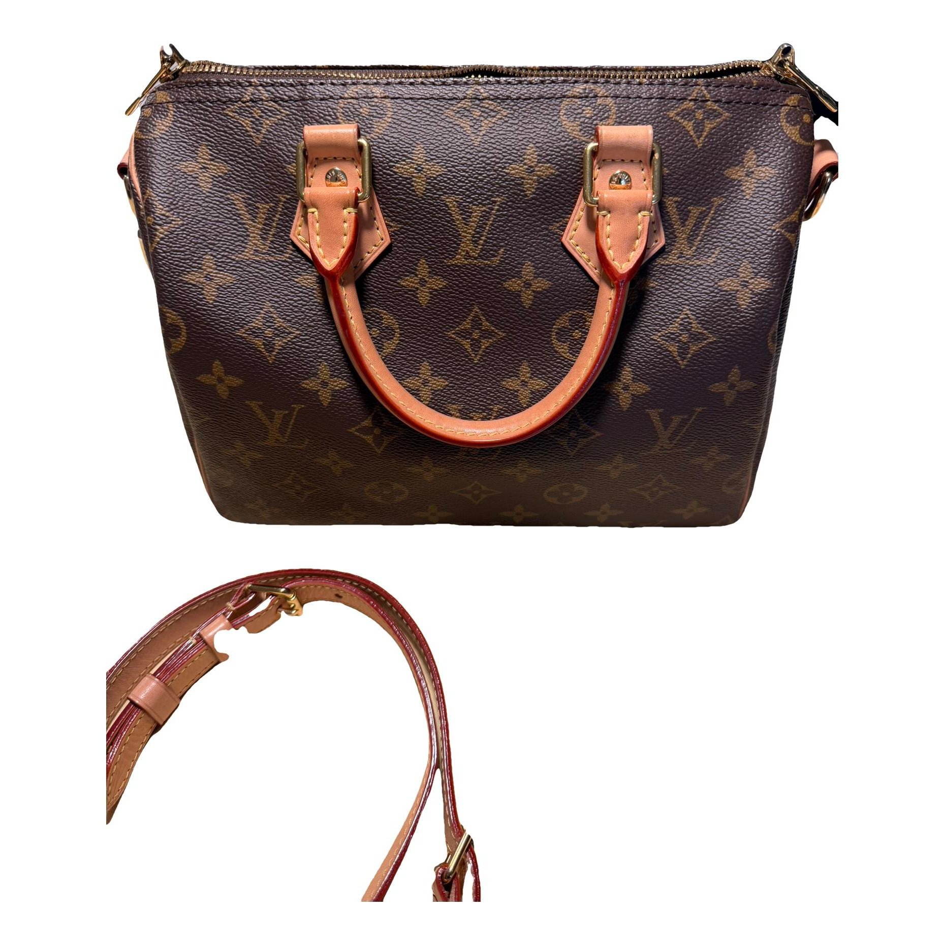 Speedy Bandoulière patent leather handbag