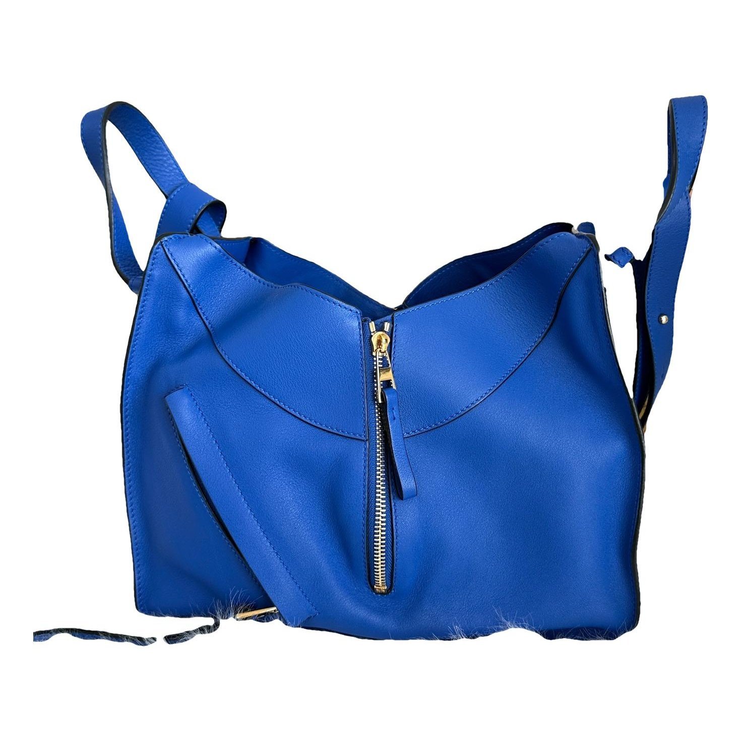Hammock leather handbag