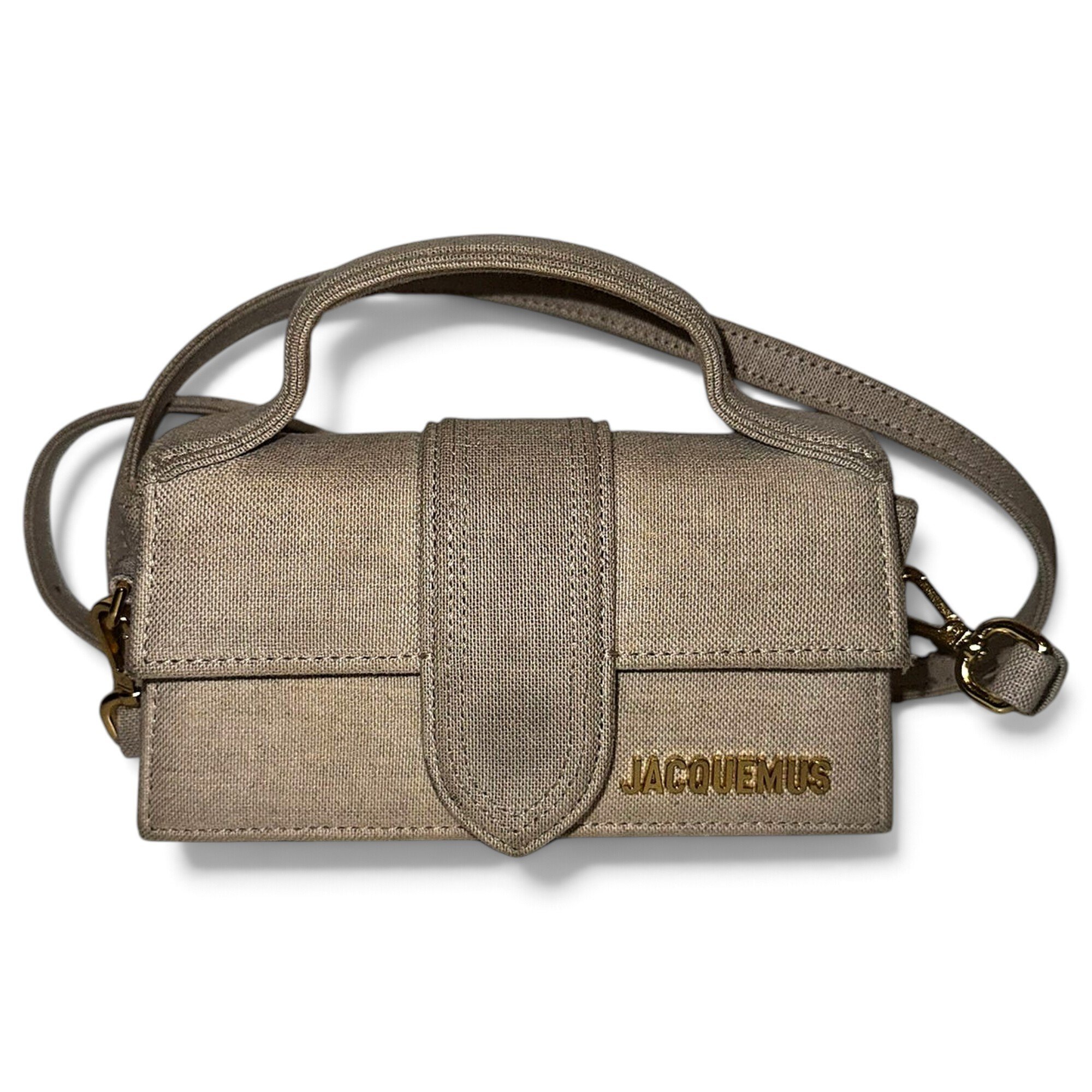 Bambimou linen crossbody bag