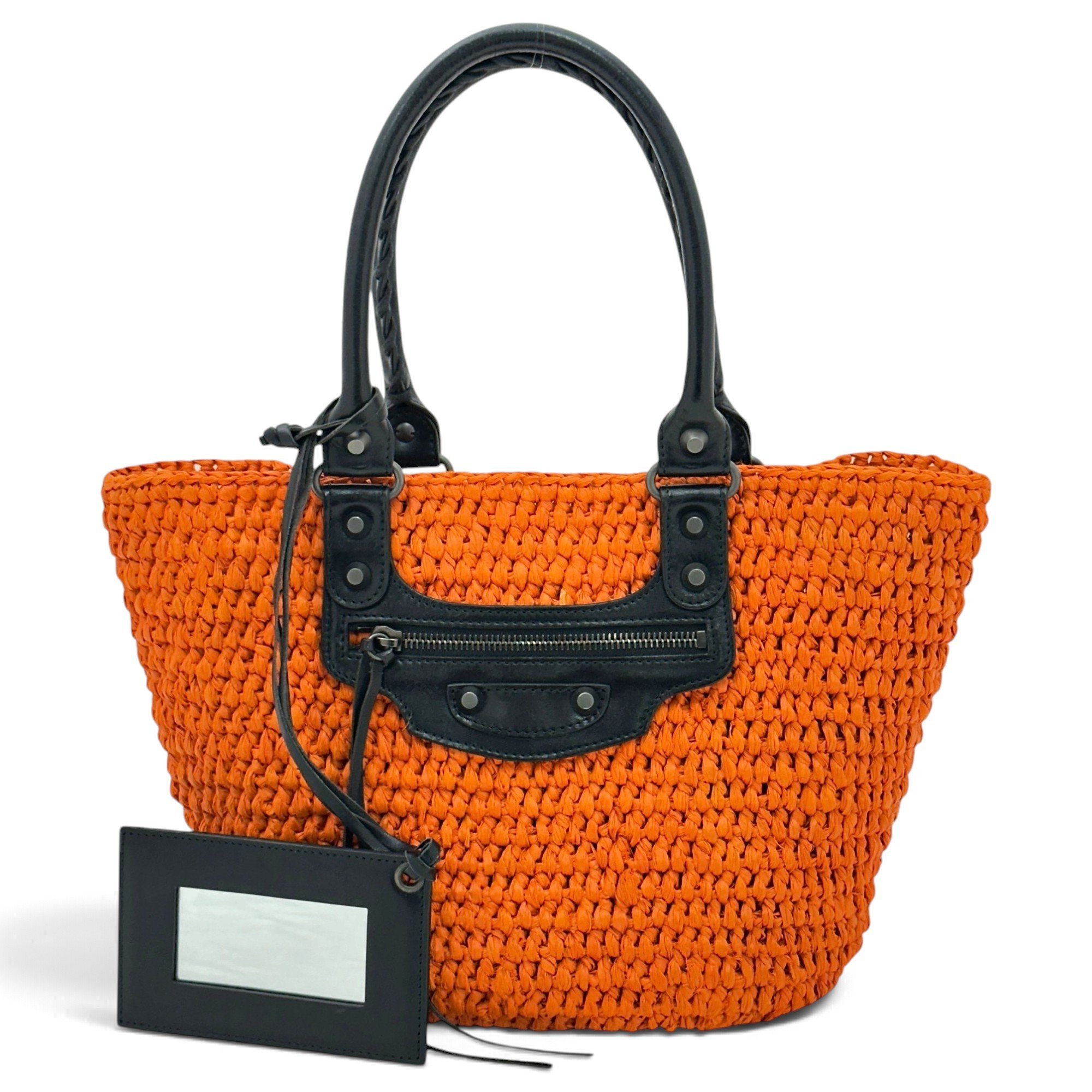 Panier leather tote