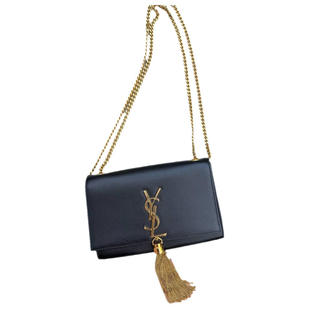 Pompom Kate leather crossbody bag