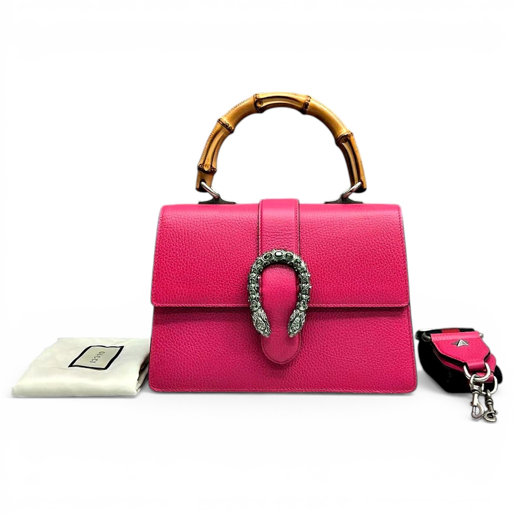 Dionysus Bamboo leather handbag