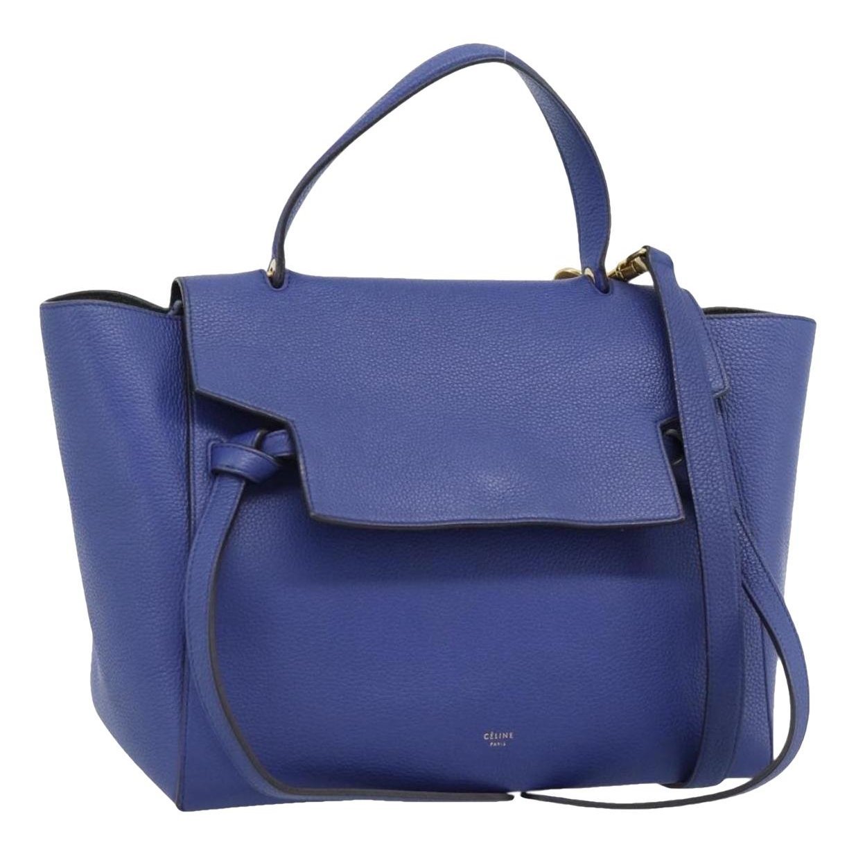 Belt leather handbag