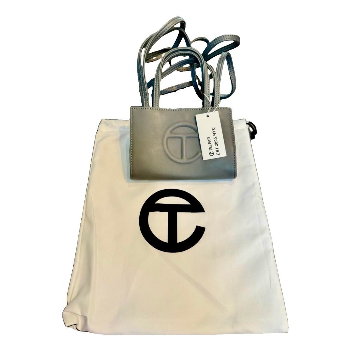 Telfar Small Shopping Bag vegan leather clutch bag