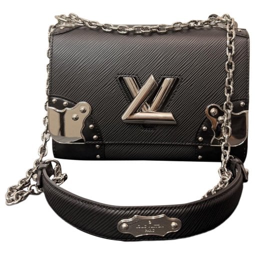 Twist leather crossbody bag